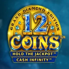 12 Coins Grand Diamond Edition slot logo by Wazdan at Azurslot Casino