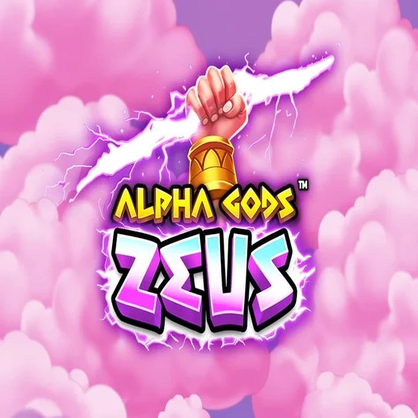 Alpha Gods Zeus game by PearFiction Studios – logo hosted on Azurslot Casino