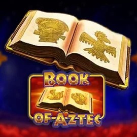 Book of Aztec online game logo by Amatic Industries on azur-slot.net