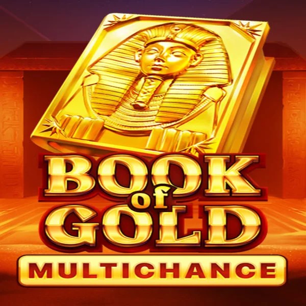 Book of Gold Multichance online game logo by Playson on azur-slot.net