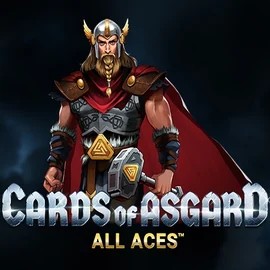 Cards of Asgard All Aces logo by Switch Studios at Azurslot Casino