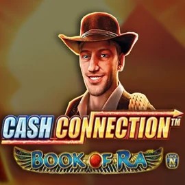 Cash Connection Book Of Ra online game logo by Novomatic on azur-slot.net