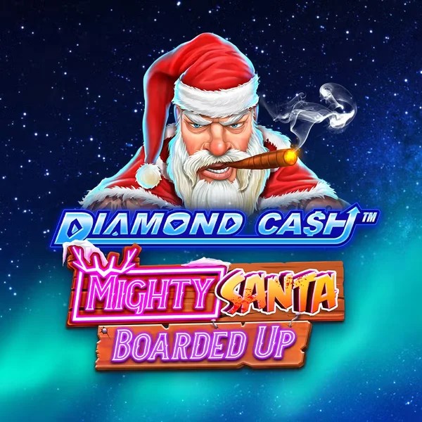 Try Diamond Cash Mighty Santa Boarded Up slot by Greentube on azur-slot.net – logo image