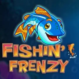 Slots logo of Fishin Frenzy from Blueprint Gaming at Azurslot Casino