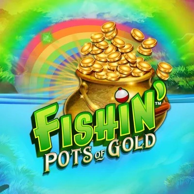 Fishin Pots Of Gold logo by Gameburger Studios at Azurslot Casino