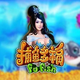 Official Casino Games logo: Fu Fish by Skywind Group at Azurslot Casino