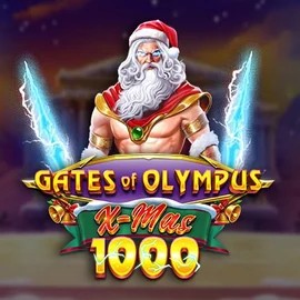 Slots logo of Gates of Olympus Xmas 1000 from Pragmatic Play at Azurslot Casino