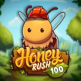 Slots logo of Honey Rush 100 from Play'n GO at Azurslot Casino