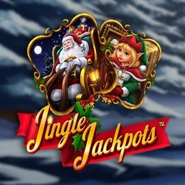 Jackpots logo of Jingle Jackpots from Dragon Gaming at Azurslot Casino