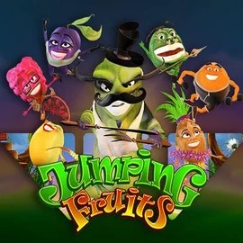 Jumping Fruits slot visual from Wazdan available on azur-slot.net