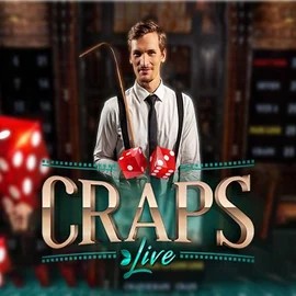 Live Craps slot logo by Evolution at Azurslot Casino