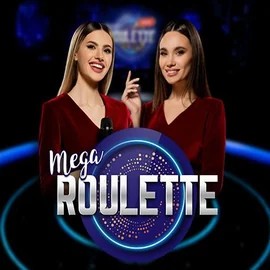 Mega Roulette slot logo by Pragmatic Play at Azurslot Casino