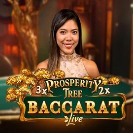 Prosperity Tree Baccarat online game logo by Evolution on azur-slot.net