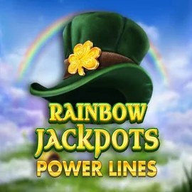 Rainbow Jackpots Power Lines logo by Red Tiger Gaming at Azurslot Casino