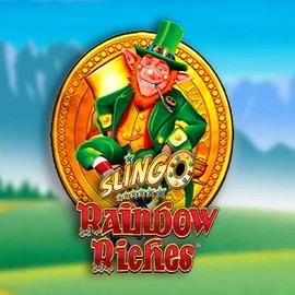 Play the Slingo Rainbow Riches slot by Gaming Realms on Azurslot Casino