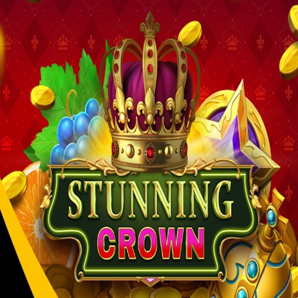 Stunning Crown slot logo by BF Games at Azurslot Casino