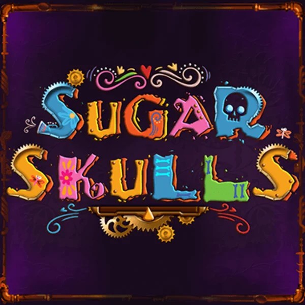 Official Slots logo: Sugar Skulls by Booming Games at Azurslot Casino