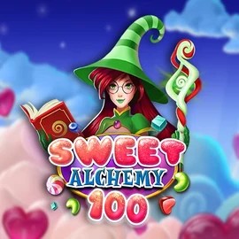 Sweet Alchemy 100 logo by Play'n GO at Azurslot Casino